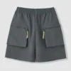Boys' Utility Cargo Shorts with Zipper Detai