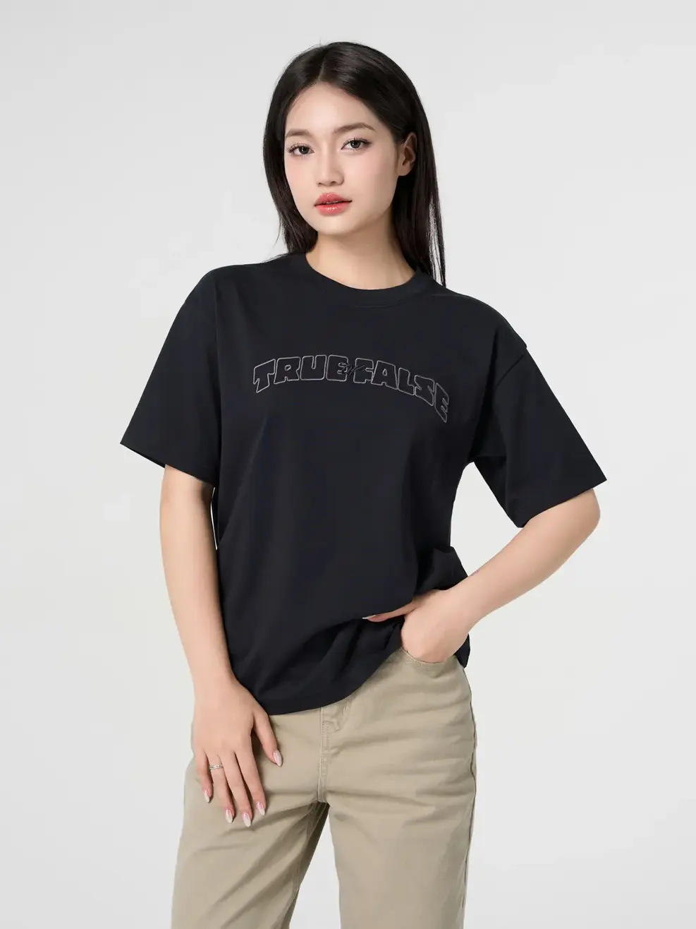 True Or False Women's Oversized T-Shirt